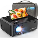WiFi Mini Projector, DBPOWER 8000L HD Video Projector with Carrying Case&Zoom