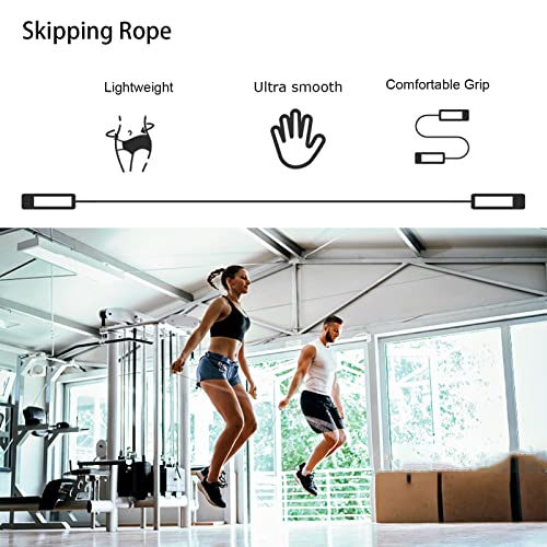 Jump Rope 9 pack for Cardio Fitness - Versatile Adjustable Skipping Rope for Women Men Kids