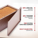 Pullman Loaf Pan with Lid, 1 lb Dough Capacity Non-Stick Bakeware for Baking Bread