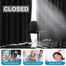 Thermal Insulated Light Blocking Soft Thick Grommet Curtain Drapes