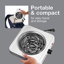 Proctor Silex Electric Single Burner Cooktop, Compact and Portable