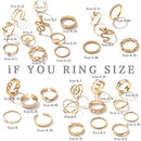 30 Pcs Vintage Gold Knuckle Rings Set