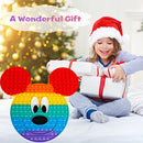 Big Size Push Popper It Cute Pop Pops Fidget Sensory Toy Gift, Bubbles Popping