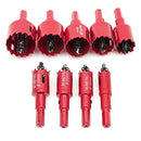 Hole Saw Set, Ankoow 9Pcs 16-38mm Heavy Duty Hole Saw Tooth Cutting Opener