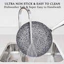 Stone Cookware Set 10 Piece, Ultra Nonstick Pots and Pans Set with Stone 10 Piece