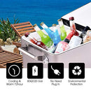 80 Quart Patio Cooler Rolling Cooler Ice Chest with Shelf, Wheels and Bottle Opener