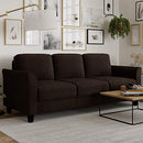 Lifestyle Solutions Watford Love Seats, 78.8" W x 31.5" D x 33.9" H, Coffee