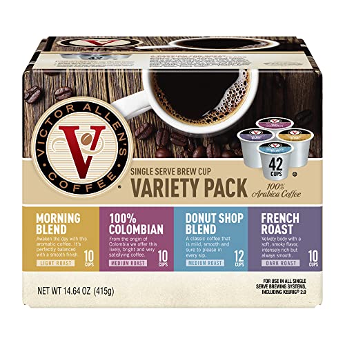 Coffee Variety Pack, Light-Dark Roasts, 42 Count, Single Serve Coffee Pods