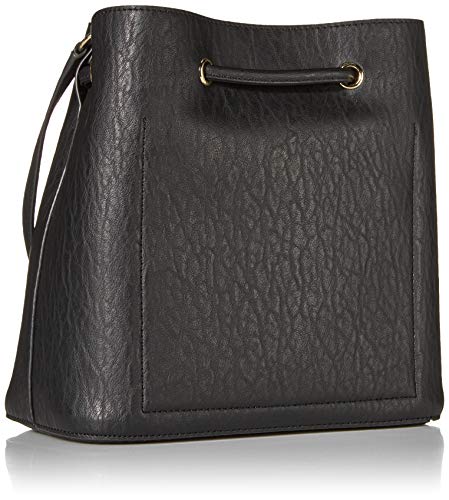 Calvin Klein womens Gabrianna Novelty Bucket Shoulder Bag, Black