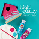 Acrylic Paint Set, 2 Fl Oz (Pack of 18), Assorted Matte Colors, 18 Count