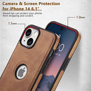 Unique Design Luxury Leather Business Phone Case for iPhone 14 Anti-Slip Scratch Resistant