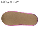 Kids Girls Fleece Glitter and Bow Moccasins Fuschia 11/12