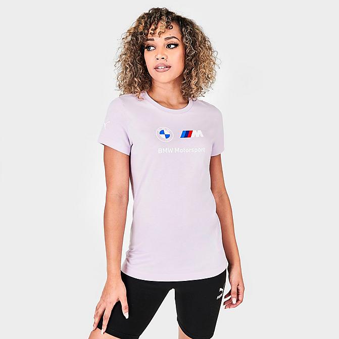 WOMEN'S PUMA BMW M MOTORSPORT ESSENTIALS LOGO T-SHIRT