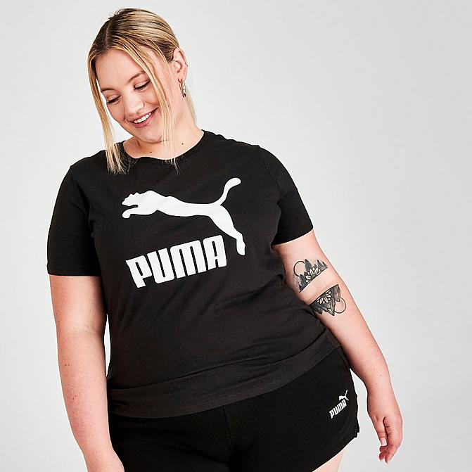 Women's Puma Classics Logo T-Shirt (Plus Size)