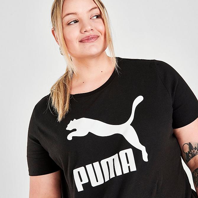 Women's Puma Classics Logo T-Shirt (Plus Size)