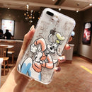 Doodle Graffiti Scribble Minnie Mickey Mouse Cartoon Clear Soft TPU Cover Case