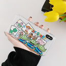 Doodle Graffiti Scribble Minnie Mickey Mouse Cartoon Clear Soft TPU Cover Case