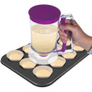 Batter Dispenser with Squeeze Handle Kitchen Essentials, Regular, Transparent