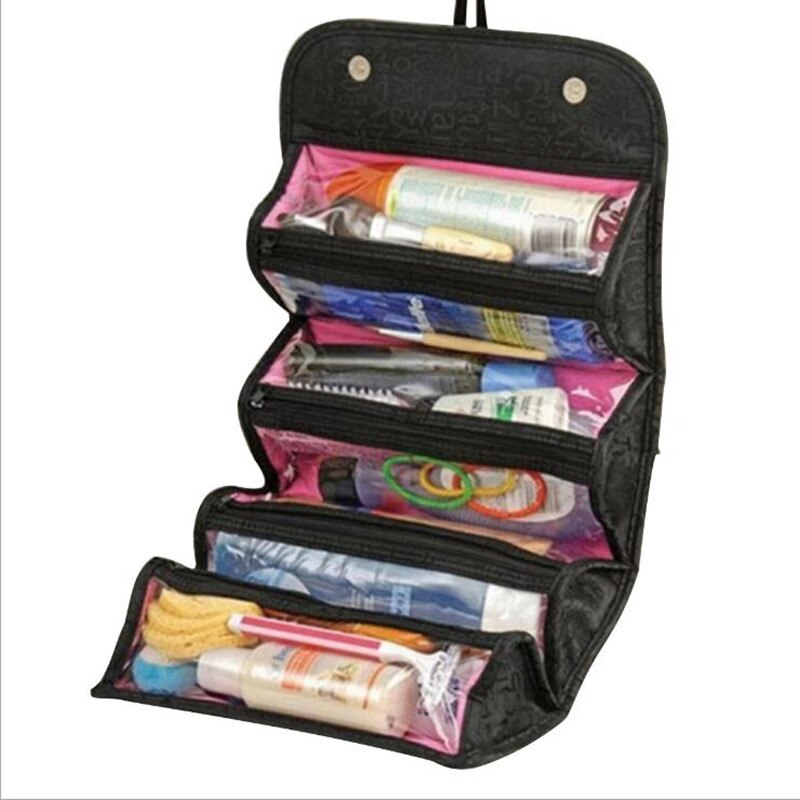 Travel storage bag cosmetic bag Roll-N-Go Cosmetic Bag organizer large capacity