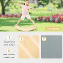 Wooden Wobble Balance Board Kids with Felt Layer