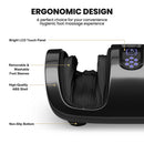 Shiatsu Foot Massager with Kneading and Heat Function - Black
