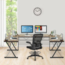 59 Inch L-Shaped Desk Corner Computer Desk with Round Corner