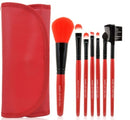 Red Makeup Brush Eyeshadow Palette Color Makeup Brush Set