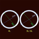 4L/5L/6L Pressure Cookers White Silicone Rubber Gasket Sealing Ring