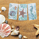 Designs Set of 3 Beachcomber Dual Purpose Terry Kitchen Towels