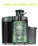 Juicer Machines,Juicer,Maximum Power 1000W,Large 3 Inch Feed Chute for Whole Fruits and Vegetables,Faster Juicers Dual Speed,Juice Residue Separation,Easy to Use/Clean,Anti-Drip