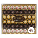 Ferrero Rocher Collection, Fine Hazelnut Milk Chocolates, 48 Count