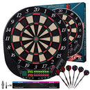 Electronic Dart Board -13.5 inch Dart Board Electronic Scoreboard for 16 Players