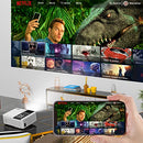 5G WiFi Projector with Bluetooth 5.1, 9000Lumens HD Movie Projector, 1080P