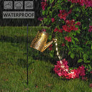 Solar Lights Outdoor Garden Decor, Large Hanging Lantern Waterproof Watering Can Landscape Lights