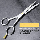 5’’ German Beard Mustache Scissor with 2 comb and Carrying pouch