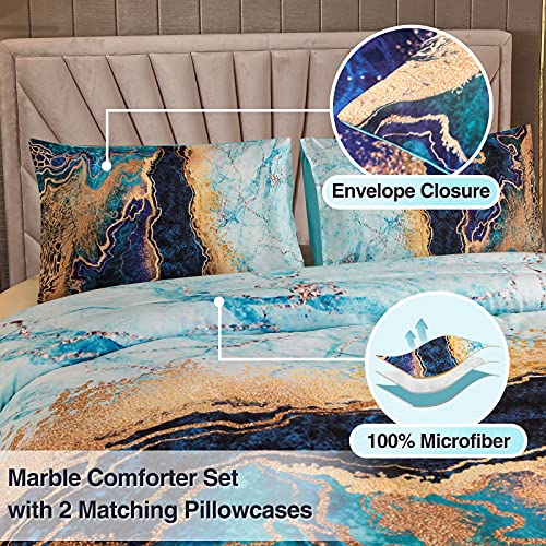 A Nice Night Marble Like Burning Mountain Printed Bedding Set,Retro Style