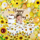 Sunflower Birthday Party Decoration Pack, 111 Pcs Baby Shower Party Supplies