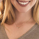 Tiny Initial A Necklace for Girls - 14K Gold Filled Heart Initial A Necklaces