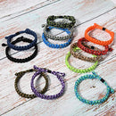 12 Pcs Paracord Bracelets for Men Boys Kids Survival Bracelet Teen