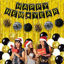 Happy New Year Decorations 2022 Kit - NO DIY, Glitter Happy New Year Banner
