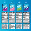 Propel Powder Packets 4 Flavor Variety Pack With Electrolytes, Vitamins and No Sugar