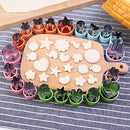 Vegetable Cutters Shapes Set, 20pcs Stainless Steel Mini Cookie Cutters, Vegetable
