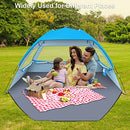 Beach Tent, Beach Shade Tent for 3 Person with UPF 50+ UV Protection, Portable Beach