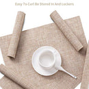 Placemats, Set of 8 Heat-Resistant Placemats Stain Resistant Anti-Skid Placemats