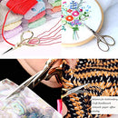 BIHRTC 5 Inch Little Fabric Scissors and 3.6Inch Small Scissors Dressmaker Shears