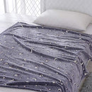 Glow in The Dark Throw Blanket 50 x 60 Inches, Galaxy Stars Pattern Blanket