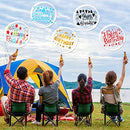 36 Pieces Clear Balloons DIY Transparent Balloons with Birthday Stickers