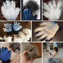 Pet Grooming Glove - Gentle Deshedding Brush Glove - Efficient Pet Hair Remover