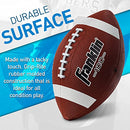 Grip-Rite 100 - Kids Junior Size Rubber Football - Youth Football - Durable Outdoor