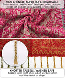 Bohemian Tribal Throws Blankets Colorful Red Blue Covers Couch Furniture Sofa